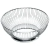Alessi - Frugtskål Ø24 cm - Rund basket stål - Brødkurv - Frugtkurv