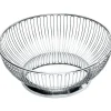Alessi - rund basket i poleret stål - Frugtskål Ø15 cm