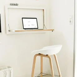 Ambivalenz - Fläpps - Vægskrivebord - Secretary - Hvid - 80x50 cm