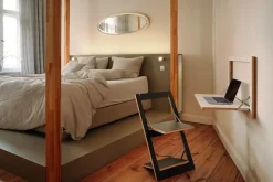 Ambivalenz - Fläpps - Vægskrivebord - Secretary - Sort - 80x50 cm