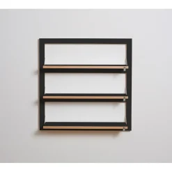 Ambivalenz - Fläpps Hylde - 80 x 80 cm - Sort birk