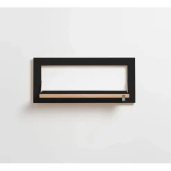 Ambivalenz - Fläpps Hylde - 80 x 27 cm - Sort birk