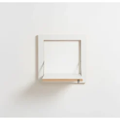 Ambivalenz - Fläpps Hylde - 40 x 40 cm - Hvid