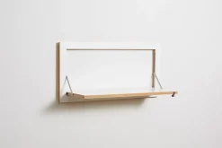 Ambivalenz - Fläpps Hylde - 80 x 40 cm - Hvid birk