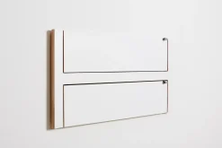 Ambivalenz - Fläpps Hylde - 80 x 40 cm - Hvid birk