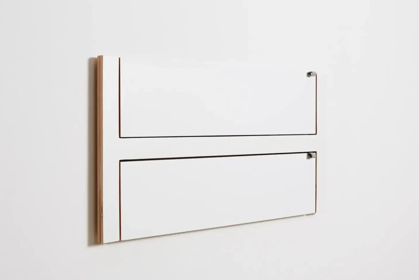 Ambivalenz - Fläpps Hylde - 80 x 40 cm - Hvid birk