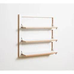 Ambivalenz - Fläpps Hylde - 80 x 80 cm - Hvid birk