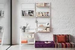 Ambivalenz - Fläpps Hylde - 80 x 80 cm - Hvid birk