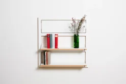 Ambivalenz - Fläpps Hylde - 80 x 80 cm - Hvid birk