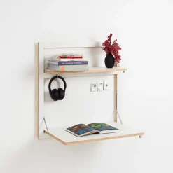 Ambivalenz - Vægskrivebord - Fläpps Secretary - Hvid - 80x80 cm