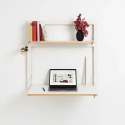 Ambivalenz - Vægskrivebord - Fläpps Secretary - Hvid - 80x80 cm