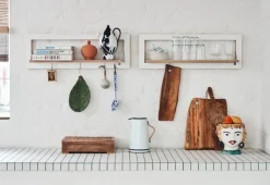 Ambivalenz Fläpps - Foldbar Hylde - 80 x 27 cm - Hvid birk