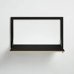 Ambivalenz Fläpps - Vægskrivebord - Secretary - Sort - 100x60 cm