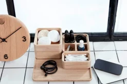 Andersen Furniture - Wood Time holder - Sort