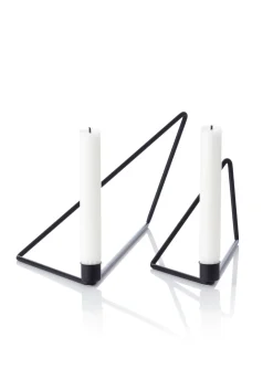 Applicata - "Folded" Lysestage - Large - Sort