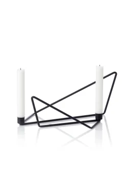 Applicata - "Folded" Lysestage - Large - Sort