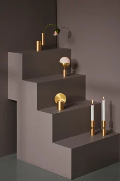 Applicata - Glow fyrfadsstage - Messing - 12 x 10 cm