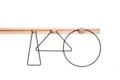 Applicata - "Hangover" knagerække - Sort