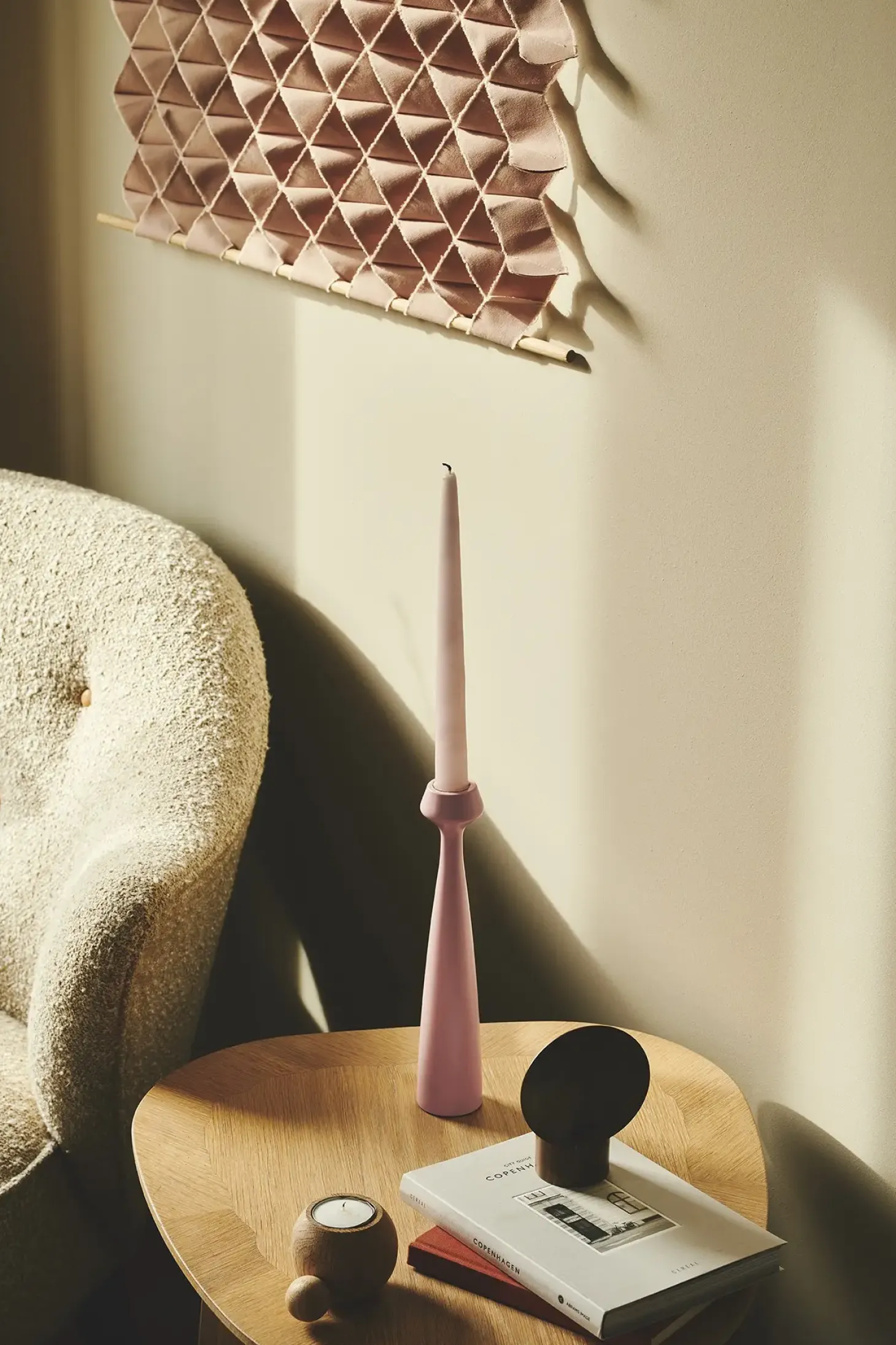 Applicata - Lysestage - Blossom Lily - Warm Rose/Lyserød