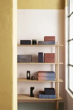 Applicata - Opbevarings kasse med låg - Brun/grå