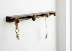 Applicata knagerække - Track 60 cm - Røget eg