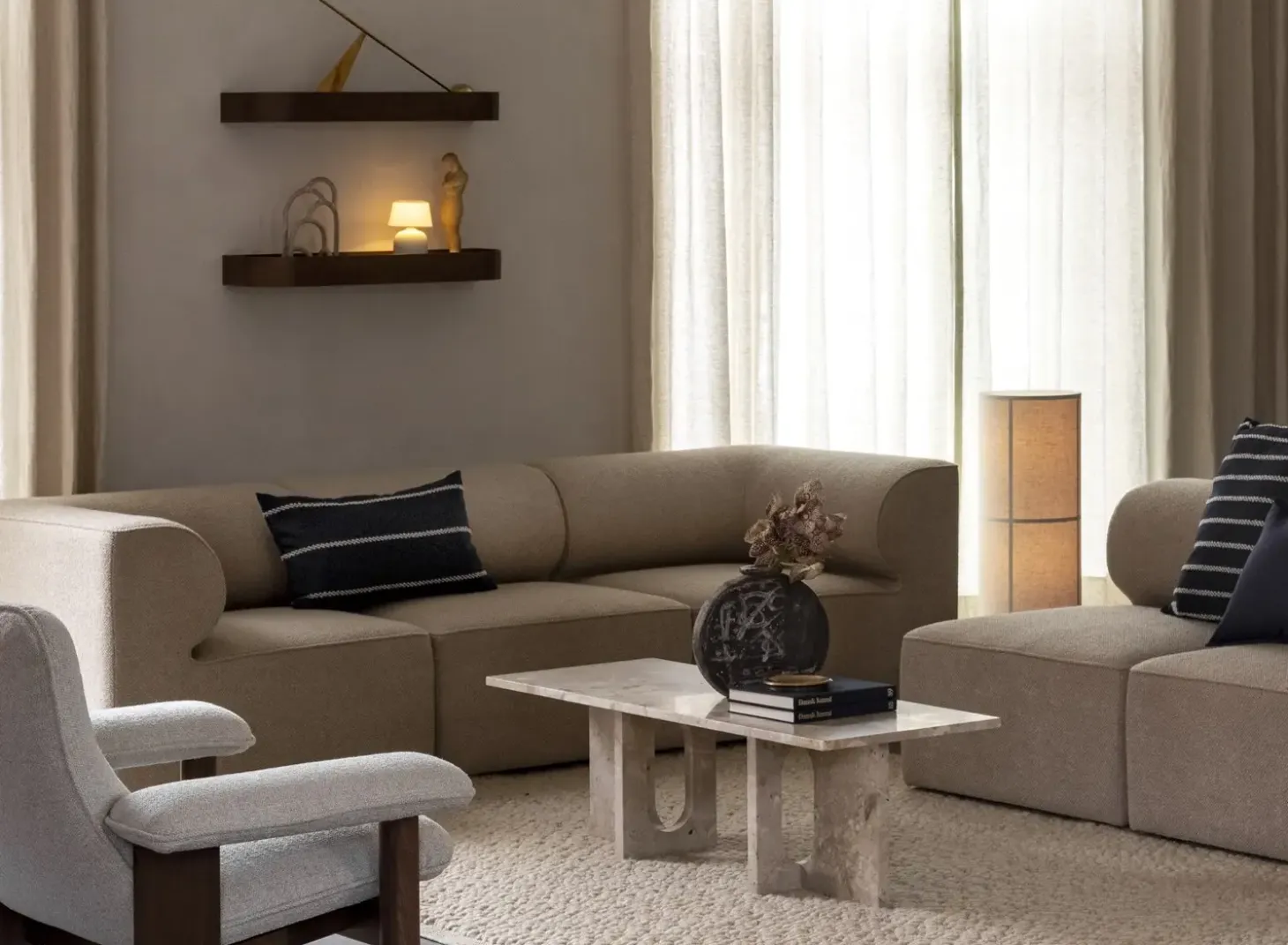 Audo Copenhagen - Hylde - Epoch Shelf - Stained - 79 cm