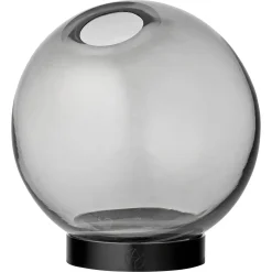 AYTM - Globe vase med fod - Medium - Sort