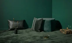 AYTM - Globe vase/krukke med fod - medium - forrest/messing