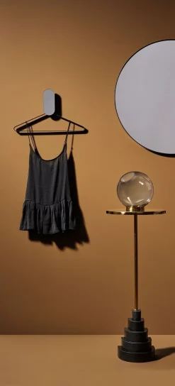 AYTM - "Ovali Hook" Knage med spejl (H: 16 cm) - Rose