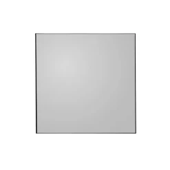 AYTM - Quadro spejl - sort ramme - røget glas