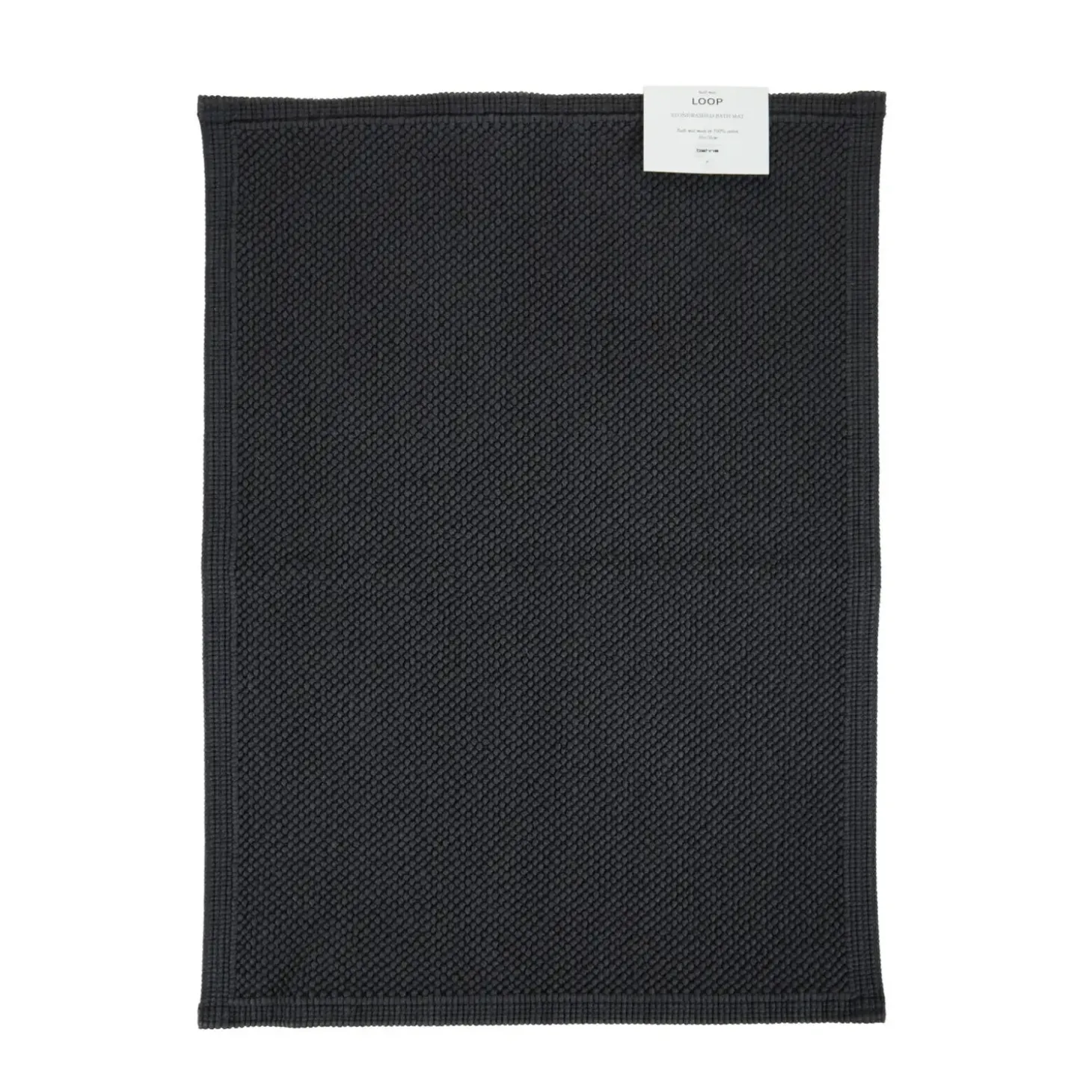 Bahne - Bademåtte rund løkke grå