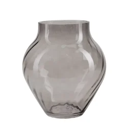 Bahne - Vase rund form - røg