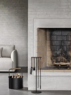 Blomus - ASHI-pejsesæt til brændeovn - Tang, poker og holder