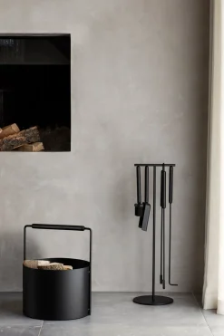 Blomus - ASHI-pejsesæt til brændeovn - Tang, poker og holder