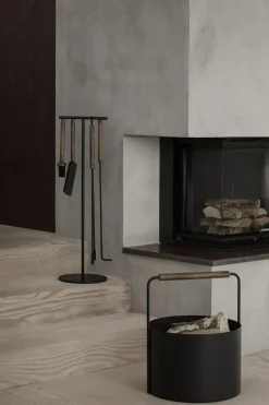 Blomus - brændekurv ASHI - sort