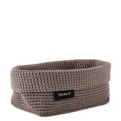 Blomus - Crochet Robe Basket - Taupe - TELA