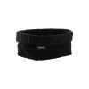 Blomus - Crochet Rope Basket - L - Black - TELA