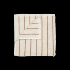 Blomus - Handtowel -ARTO- colour Moonbeam/Amber Brown thin stripes
