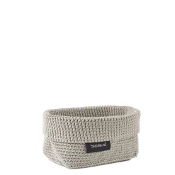 Blomus - Håndklædekurv - Crochet Robe Basket - Sand - TELA - 20x9 cm