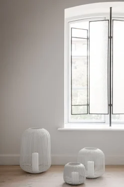 Blomus - Lito Lanterne indendørs - L - Steel Grey