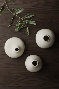 Blomus - Set of 3 Vases - 3 x White - NONA