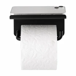 Blomus - Toilet Paper Holder with tray - Black - MODO