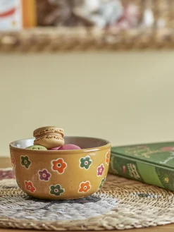 Bloomingville - Addy Skål, Brun, Stentøj