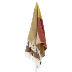 Bloomingville - Ara Plaid, Brun, Akryl