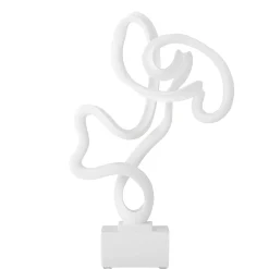 Bloomingville - Arista Deko, Hvid, Resin