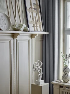 Bloomingville - Arista Deko, Hvid, Resin