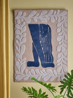 Bloomingville - Atle Vægdekoration, Brun, Uld