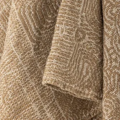 Bloomingville - Bresso Plaid, Brun, Genanvendt Bomuld