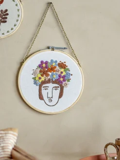 Bloomingville - Cambiano Vægdekoration, Brun, Bomuld