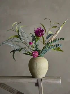 Bloomingville - Crown Kunstig Buket - Rød, Plastik